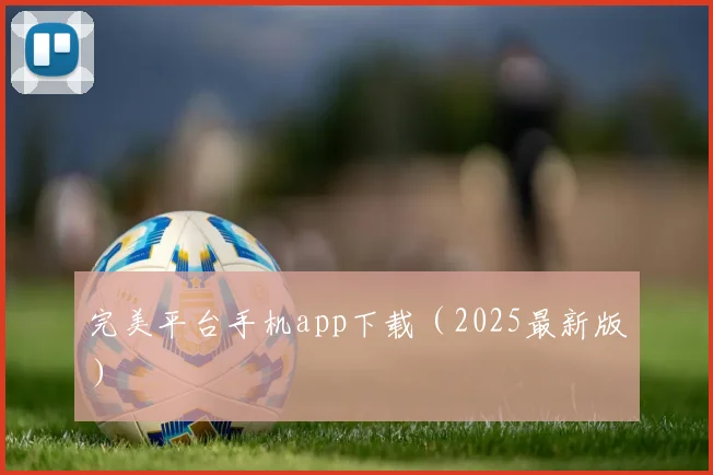完美平台手机app下载（2025最新版）
