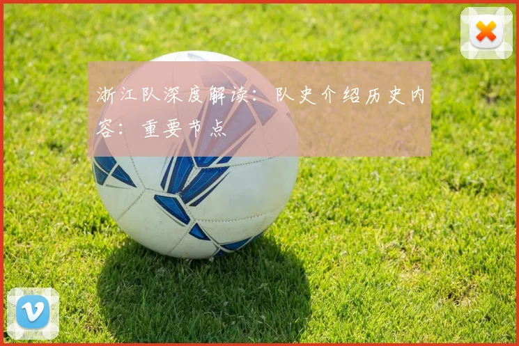 浙江队深度解读:队史介绍历史内容:重要节点